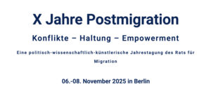 X Jahre conference poster